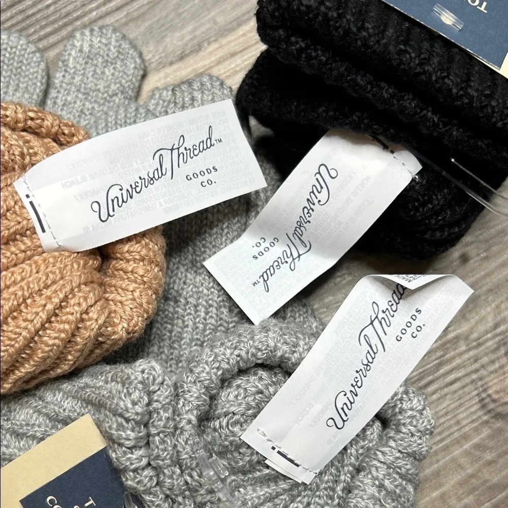 NWT 3 Pairs Universal Thread Gloves